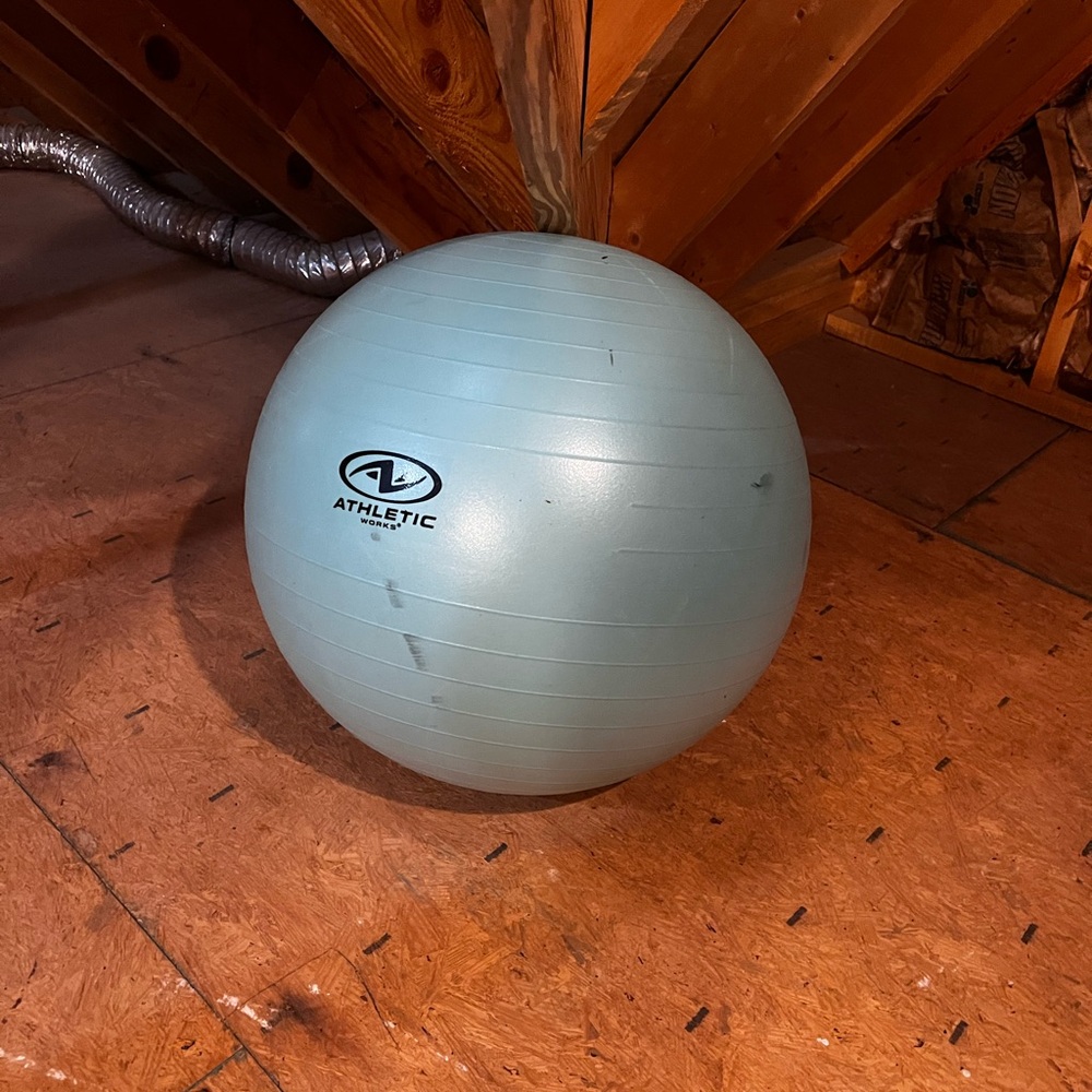 Athletic Works Blue Exercise Ball